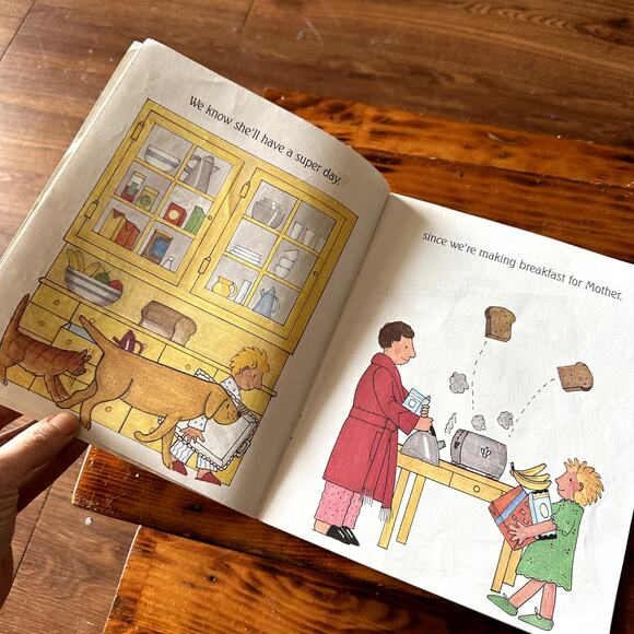 Vintage 1998 We're Making Breakfast For Mother Paperback Book - Picture 4 of 9